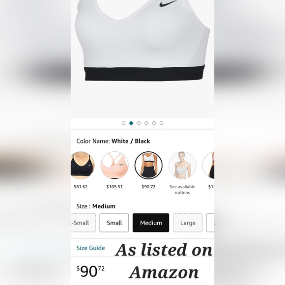 Nike Indy Fitness Sports Bra - Picture 6 of 6